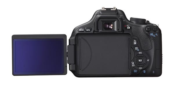 Canon EOS 600D mit schwenkbarem Display